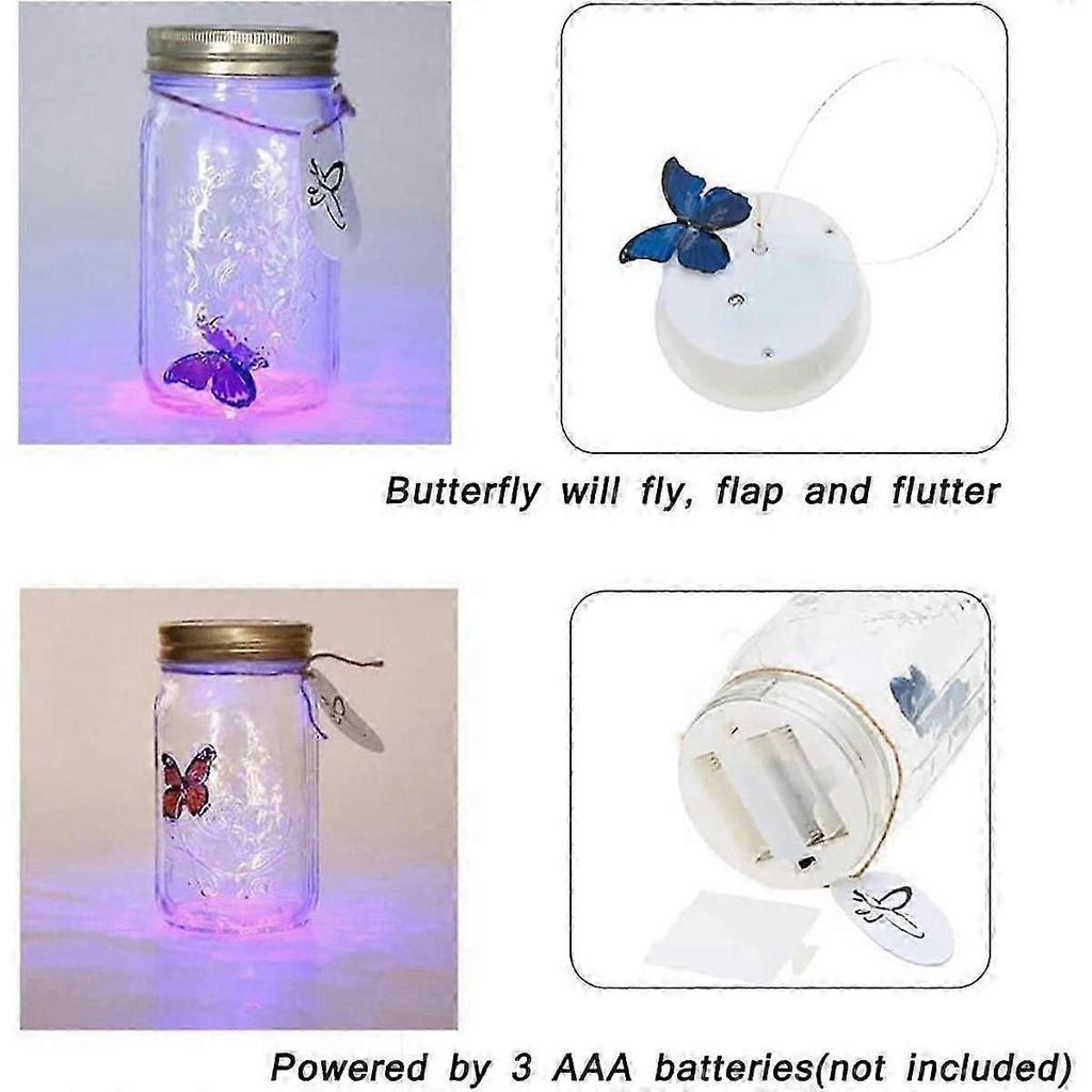 Led Butterfly Jar for Home Decor