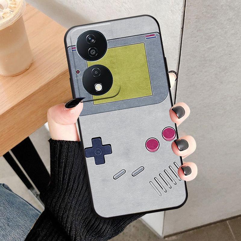 For Honor 90 Smart Phone Case Fashion Back Cover For Honor X7B Play 8T 50 Plus 5G Case Soft TPU Silicone Shell Funda Coque