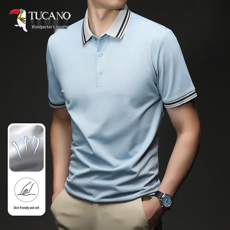 TUCANO Men s Silk Blend Polo T-Shirt 52
