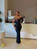 Luxury Rhinestone One-Shoulder Evening Gown - Sexy, Fashionable, Socialite Style Women's Clothing