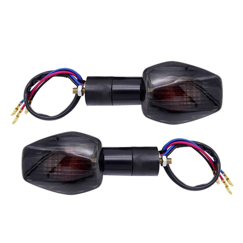 1 Pair Front/Rear Motorcycle Turn Signal Light Blinker Indicator Flasher Lamp For Honda CB400 CB1300 CBR600 1000 RR F4 F4i