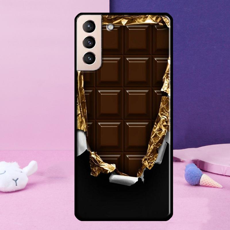 

Chocolate Bar Phone Case For Samsung Galaxy S25 S24 Ultra S9 S10 S20 S21 S22 Plus S23 FE S24 FE Cover Galaxy S23