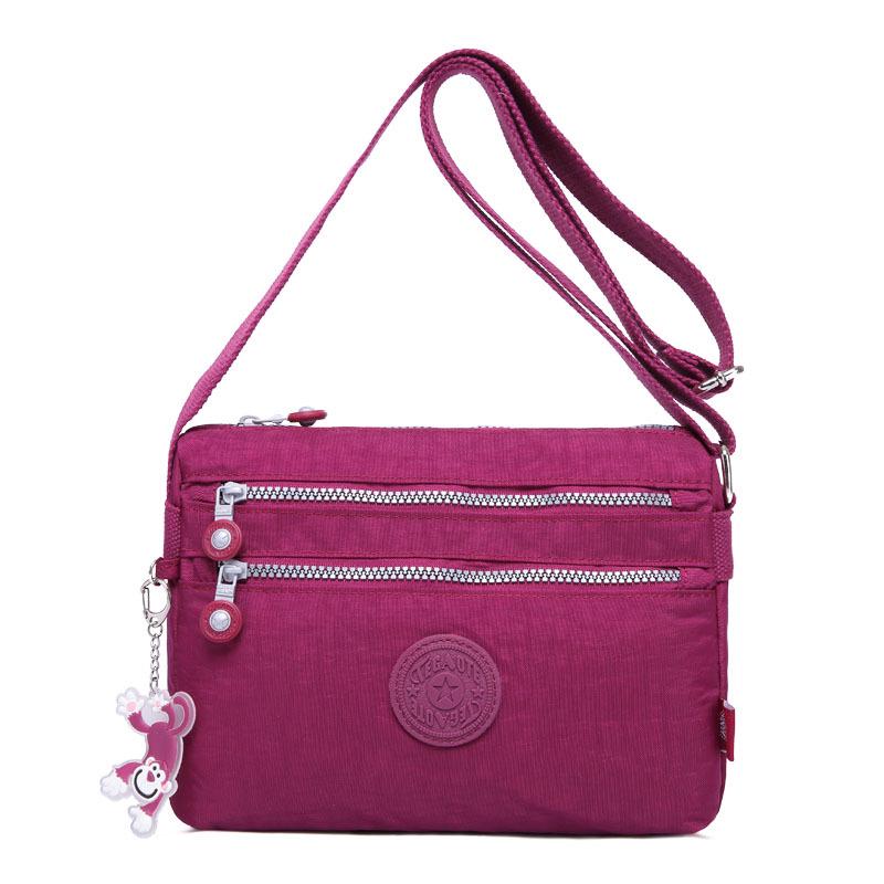 TEGAOTE Нейлоновая легкая сумка кроссбоди в корейском стиле