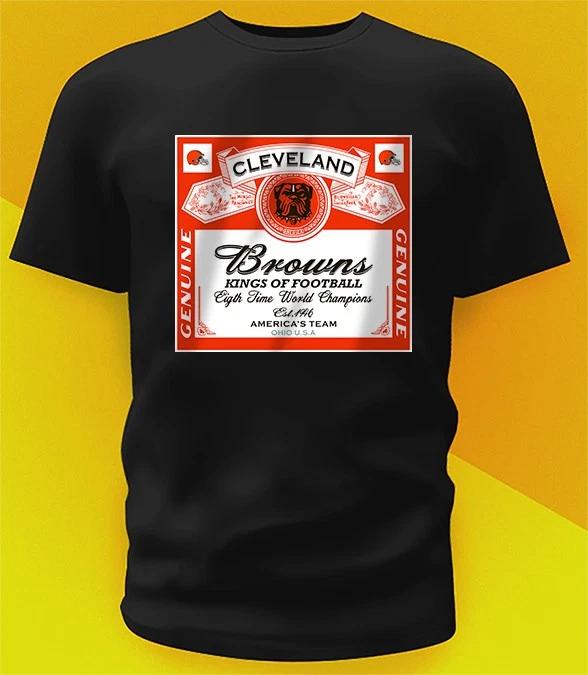 Cleveland Browns Kings Of Football Shirt Sizes From Youth To Adult 6XL S