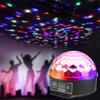 Remote Control Led Magic  Ball  Lamp 512 Flashing Crystal Colorful Rotating Stage Light For Ktv Bars