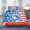 American Statue Of Liberty Duvet Cover King/Queen Size For Kids Teens Adults Colorful New York Famous Attractions Quilt Cover