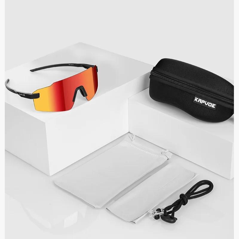 Kapvoe Fashion Sunglasses for Men Photochromic Runnning Glasses Light-Weight Cycling Glasses Bike Women UV400 Hiking Eyewear