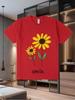 Men's New Printed Short-Sleeve T-Shirt for Summer a Fashionable Loose Pure Cotton Short-Sleeve Top