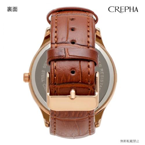 Klefer Men's Analog Waterproof Watch with Leather Strap, Brown, SD-AM051-WTG