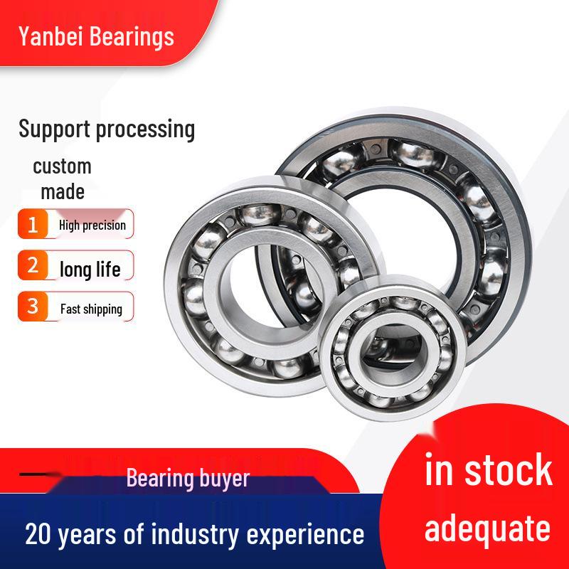 Deep Groove Ball Bearing 6300-6306ZZ Steel Motor Bearing