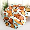 Adorable Capybara Patterns Folding Umbrella Travel Portable Sun Umbrella Light Umbrella