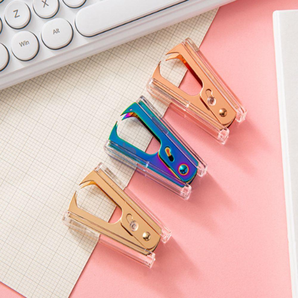 Lockable Staple Remover Small Size Portable Staple Extractor 12 Staple Puller Desktop Use