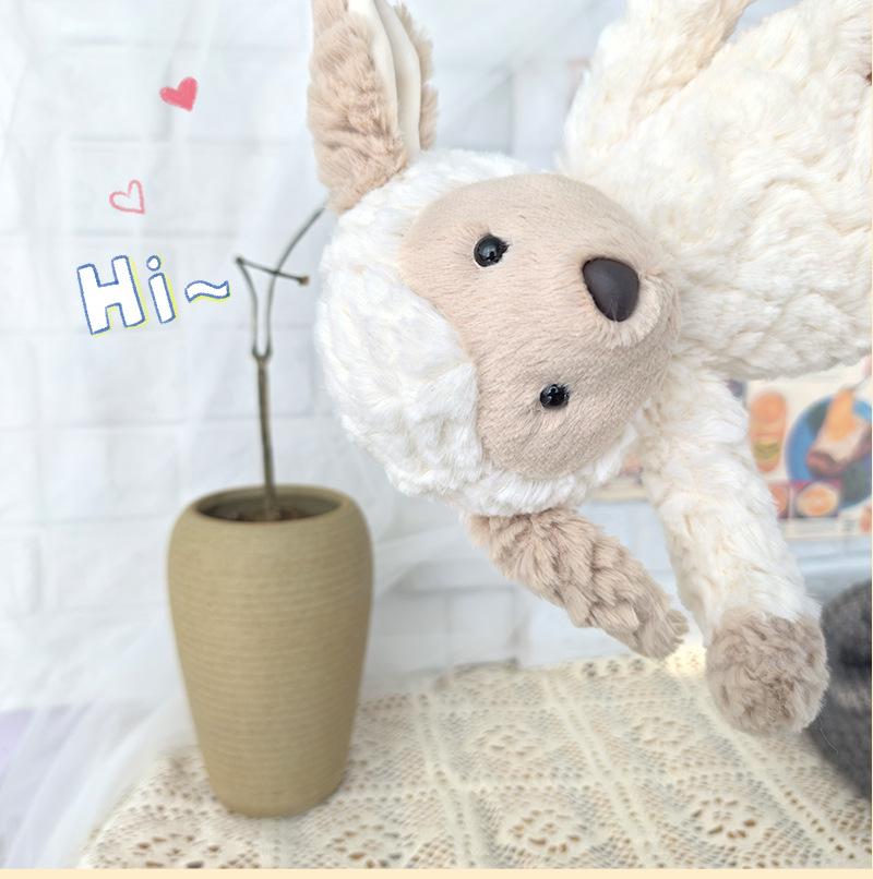 Plüsch Lamm Puppe: Stofftier für Kindergeburtstage oder Feste