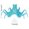 Suction Cup Silicone Artificial Octopus Colorful Simulation Design Fluorescent Simulation Octopus Silicone Aquarium Decoration