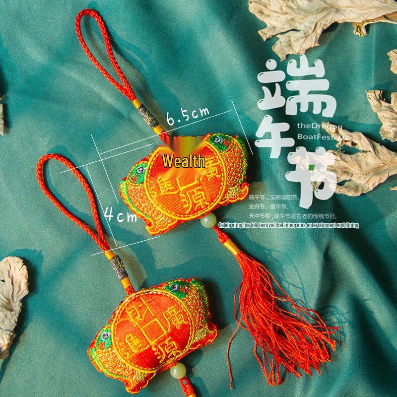 Dragon Boat Festival Five-Color Sachet Pendant: Practical Gift for Students