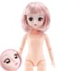 30cm 23 articulações wink menina boneca partes do corpo nu bonecas com cabelo crianças brinquedos menina boneca