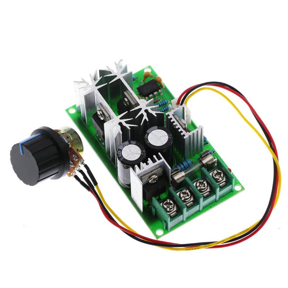 Regulátor spínač pro DC motor Potenciometr spínač Regulátor napětí 1200W Svorkovnice s přepážkami Kartáčované DC motory.