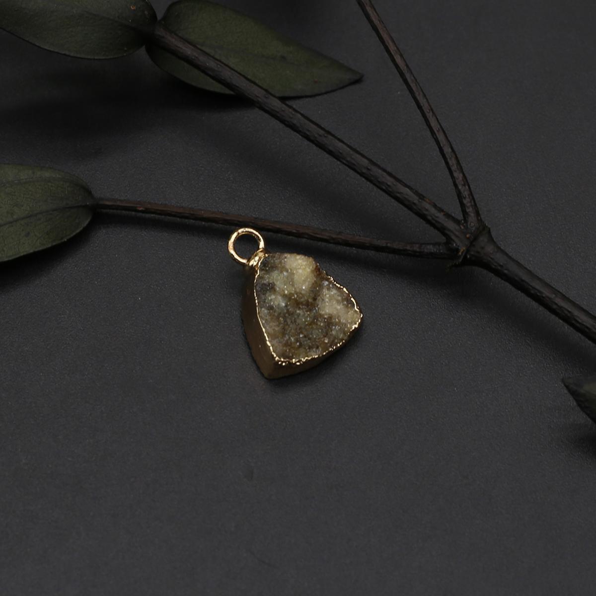 

2 шт. небольшой кулон из натурального камня, кристалл, прямоугольный кулон для изготовления ювелирных изделий, ожерелье, браслет, аксессуар 12x12mm