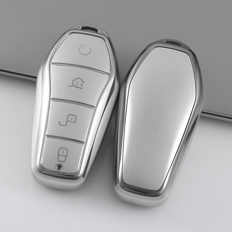 Applicable BYD Key Case for Seagull, Dolphin, S7, Han, Song Pro, Tang DMI, Qin Plus, Yuan EV2, Destroyer Shell, Buckle Bag.