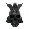 Rose Skull Figurine Demon Angel Wing Skull Statue Sculpture Halloween Holiday Party Home Office Desktop Decoration Ornament