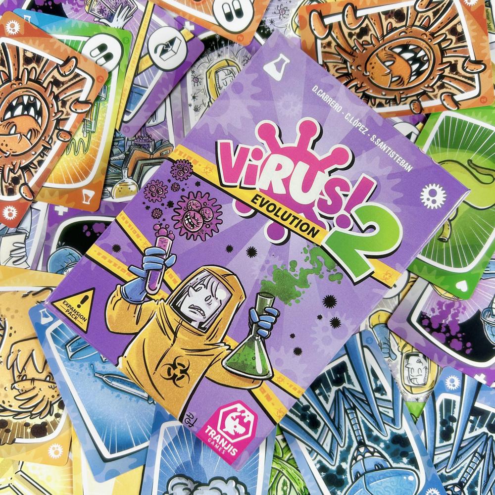 Virus 1 2 3 Board Game The Contagiously Fun Card Game English Version Party Game for Fun Family Game