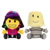 Plüschpuppe, Spielzeuggeschenk, Cartoon, Stoffpuppe für Kinder, Geschenkkissen für Kinder(Keine Norm)