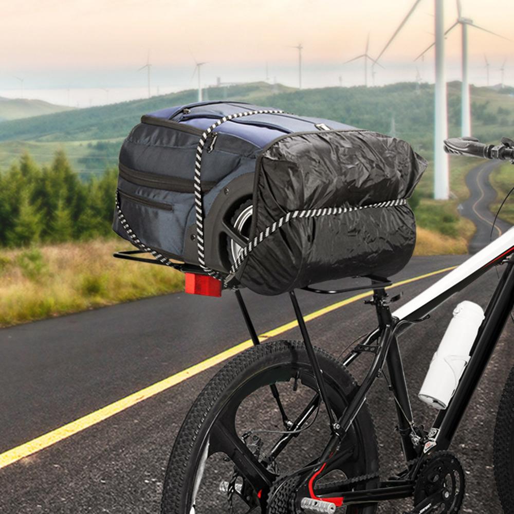 Aluminum Alloy Bike   Rack with Foldable Wide   Quick Release Rear Bike Rack