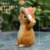 Champion Crafts Super Deal Garden Ornament Rabbit Kasuga's Cute Wind Fairy Tale Series Figurine Resin Decoration (Set of 3)