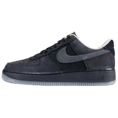 Air Force 1 Leder Dämpfung Atmungsaktiv Skateboard Schuhe Herren Schwarz IQ9791-001