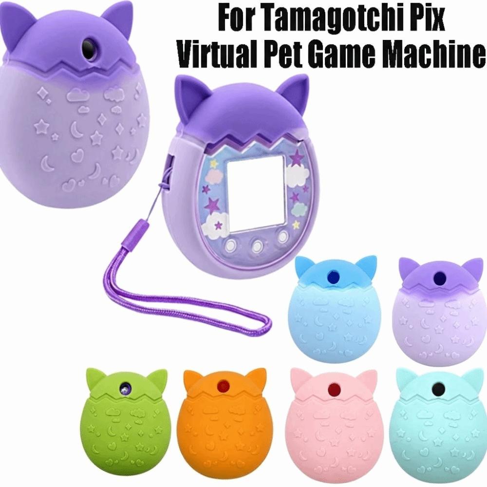 Non-Slip Silicone Case Ultra-Thin Protector Soft Shell Anti Drop Protective Cover for Tamagotchi Pix Game Accessories