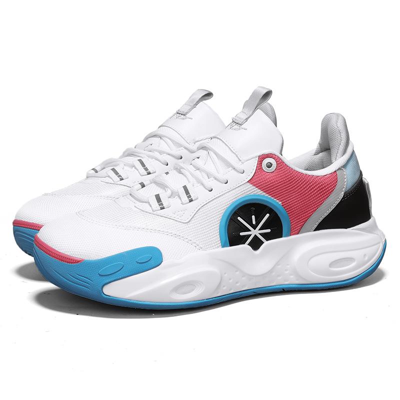 Non-slip springback breathable basketball shoes male youth cement floor breathable mat student actual combat sports shoes