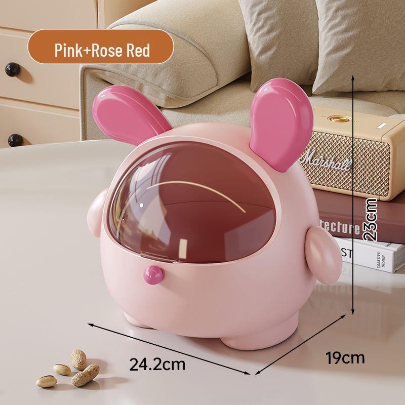 Dundun Cute Dog Trash Can: Creative Home/Office Desktop Organizer and Paper Basket