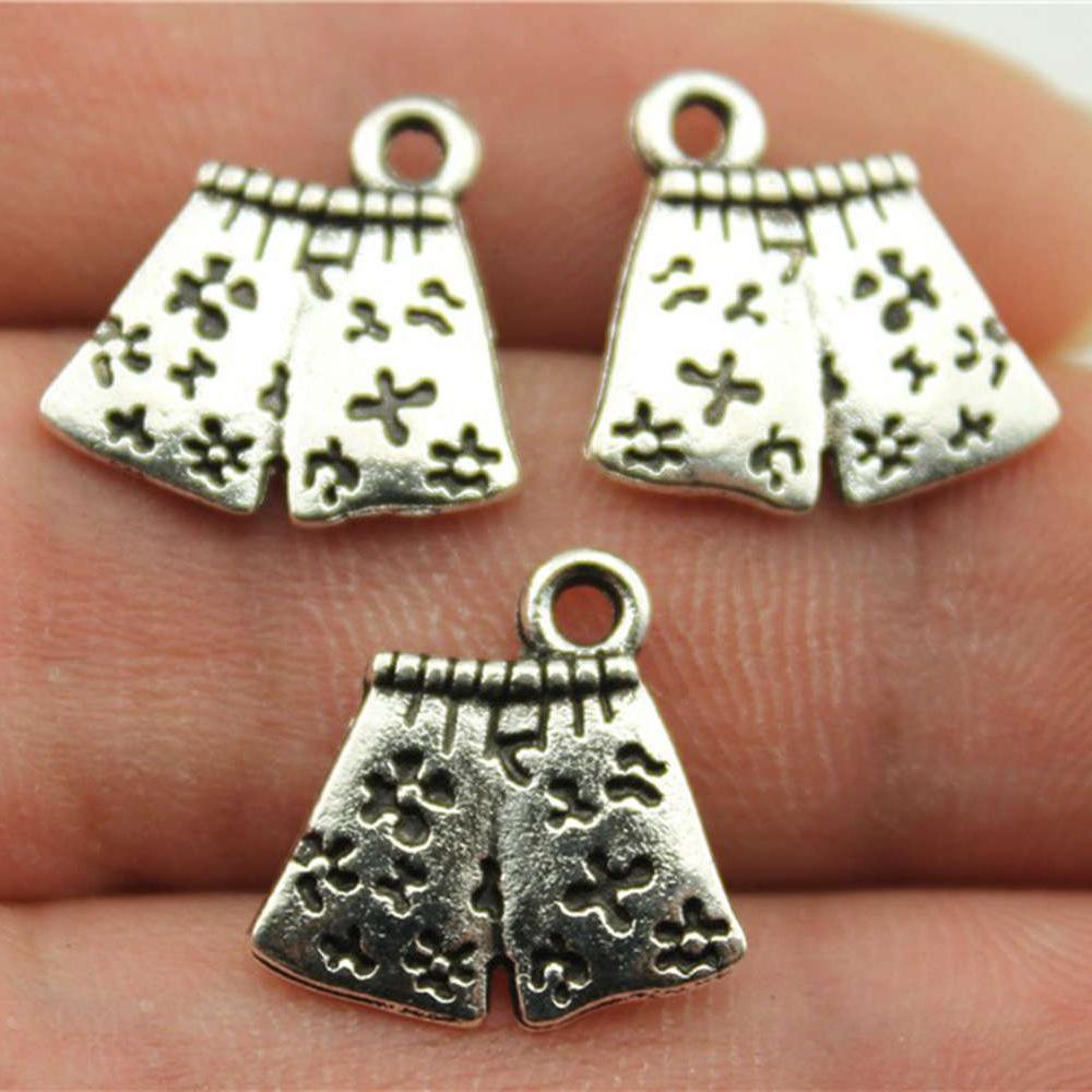 20pcs Sewing Charms For Jewelry Making Paperclip Pins Paper Clip Button Hanger Mannequin Iron Yarn Charms