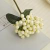 Foam Berry Fruit Bunch Branch Artificial Flower Mini Plants Christmas Decorative Accessory for Wedding Flower Arrangements Gift