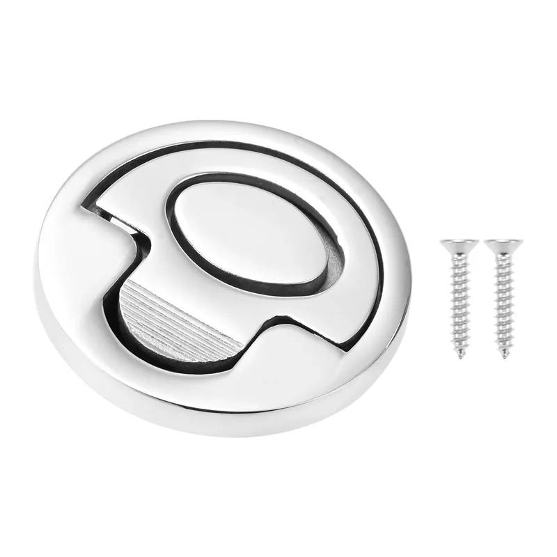 1pc Yacht Boat Cabin Recessed Flush Pull Lift Handle Ring Round Hatch Latch Floor Buckle Marine 316 Stainless Steel Yacht Locker