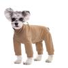 Fleece-Stoff Hundekleidung für kleine Hunde Warm Verstellbarer Haustier-Overall Winter-Hundemantel mit 4 Beinen Thermischer Hundeanzug Katzenkostüm