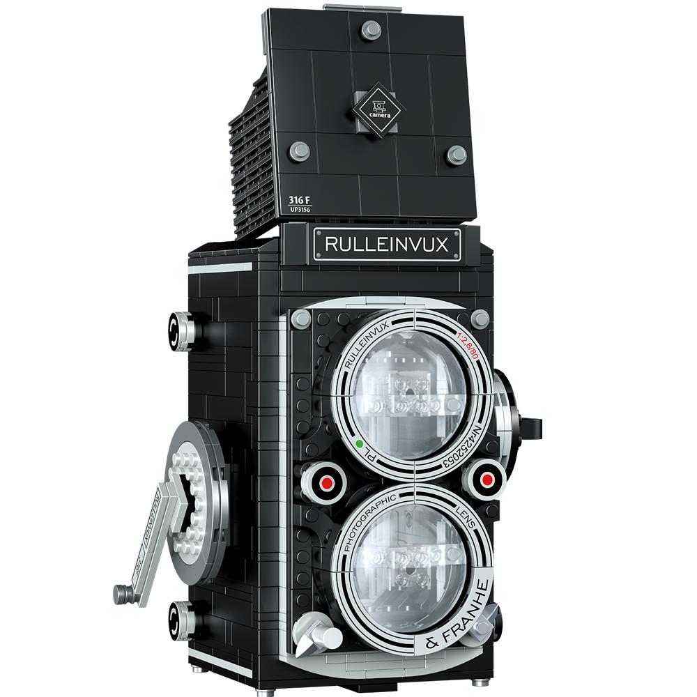 Classic Digital Camera Model Mini Brick Toys for Boys Adult Assembly Design Block Kits Classical Collection Projector Party Gift