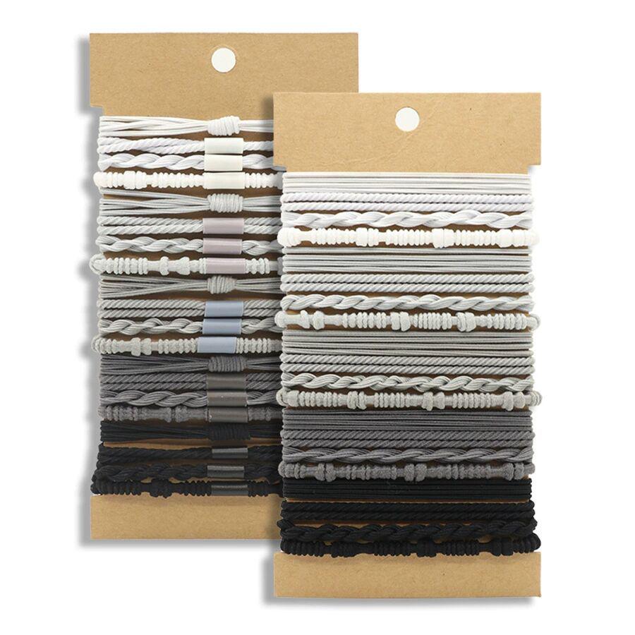 Elegant Elastic Headband & Ponytail Hair Tie Bracelet Set