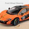 1:24 P1 720S Sports Cars Models Toys Alloy Diecast Wheel Pull Back Miniature Vehicles Doors Opened Car for Kids Birthday Gifts
