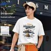 Men's Waffle Knit Mountain Print T-Shirt