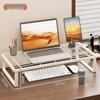 Iron Art Desktop Laptop Stand with Cooling Base and Monitor Bracket