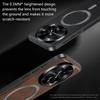 For Honor Magic8 Pro 5G Case Magnetic Case PU TPU PC Phone Back Cover with Metal Lens Frame