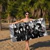 Rock Band B-Black V-Veil B-Brides Mikrofaserdecke Schnelltrocknende Strandtücher Übergröße Druck Super Saugfähiges Poolhandtuch