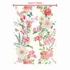 Wallpaper Sticker Self-Adhesive Gothic Botanical Floral Removable Vinyl Waterproof for TV Background Wardrobe Doors Home Decor