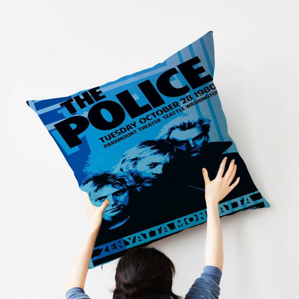 R-Rock Band T-The P-Police Pillow Anime Pillow Sofa Bed Head Pillow Cover Cushion Cover 45X45 Cm Fashion
