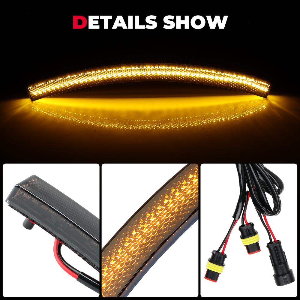 For Can-Am Spyder Front Spyder F3-S F3-T F3-LTD RS-S ST-S RT-S ST-LTD RT-LTD 2013-2018 LED Fender Turn Signal Light