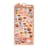 Japanese Theme Puffy Stickers 3D Sushi Dessert Mountain Stickers Kawaii Goldfish Colorful Mini Decals for Scrapbooking DIY Projects Laptop Decorations