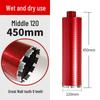 Threaded Diamond Drill Bit for Dry & Wet Use - Ideal for Hole Opening and Air Conditioning Drilling.