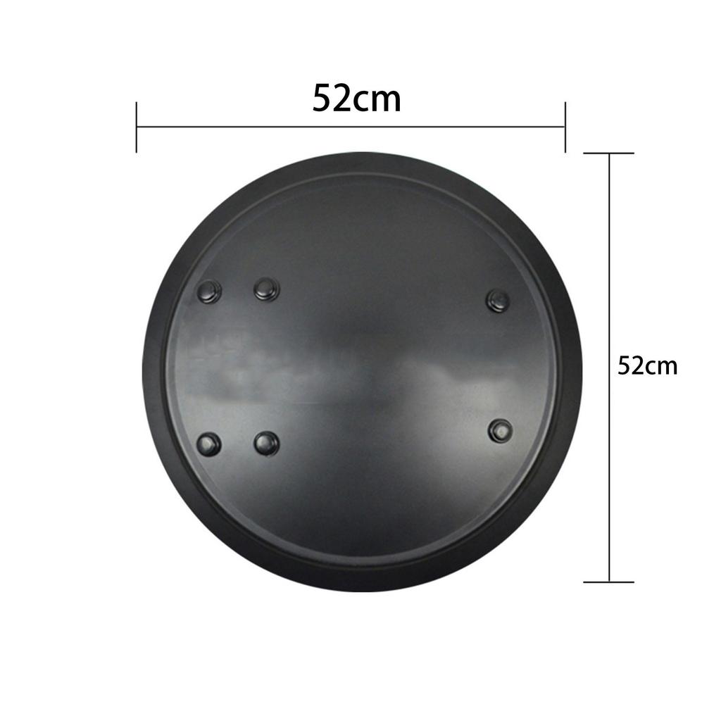 Protective Equipment Aluminum Alloy Metal Shield Forearm Armor Shield Lightweight Round Shield Home and Camping Cosplay Training Safety Defense Shield