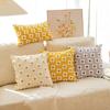 Embroidery Flowers Flower Pattern Pillowcase Cotton Pillow Cover Cushion Cover  Home Decor